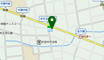 ファミリーマート 杉並本天沼三丁目店の地図画像