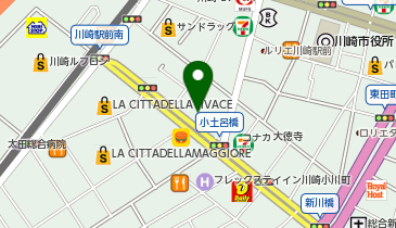 ファミリーマート アスロード川崎ロイネット店の地図画像