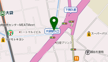 ファミリーマート 越谷大里店の地図画像