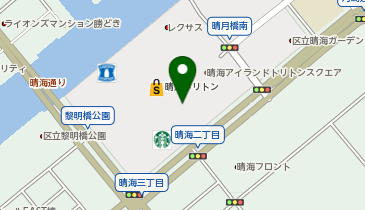 ファミリーマート 晴海トリトン店の地図画像