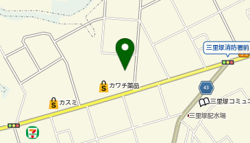 ファミリーマート 成田西三里塚店の地図画像