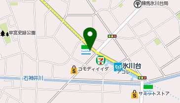 ファミリーマート 氷川台店の地図画像