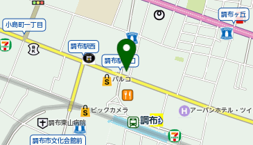 ファミリーマート 調布天神通り店の地図画像