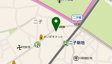 ファミリーマート 二子大通り店の地図画像