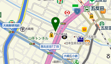 ファミリーマート 西五反田二丁目店の地図画像