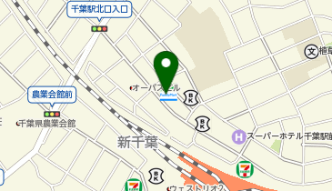 ファミリーマート 千葉駅北口店の地図画像
