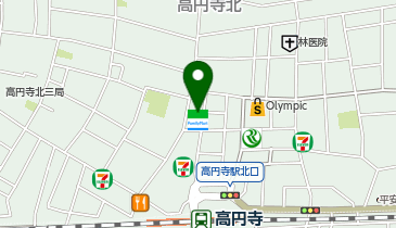ファミリーマート 高円寺純情商店街店の地図画像