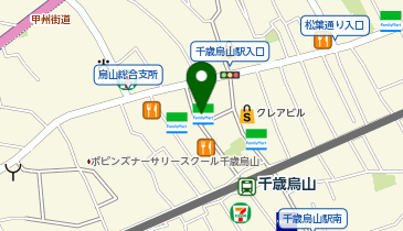 ファミリーマート 千歳烏山駅北店の地図画像