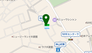 ファミリーマート 渋谷神山町店の地図画像