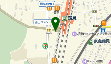 ファミリーマート JR鶴見駅南店の地図画像