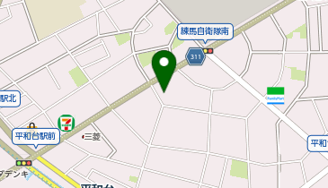 ファミリーマート 平和台環八通り店の地図画像