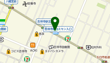 ファミリーマート 吉祥寺東町一丁目店の地図画像