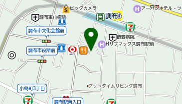 ファミリーマート 調布駅南口店の地図画像