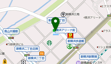 ファミリーマート 新横浜三丁目店の地図画像