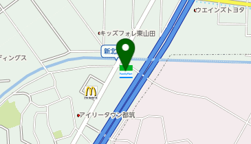 ファミリーマート 都筑インター店の地図画像