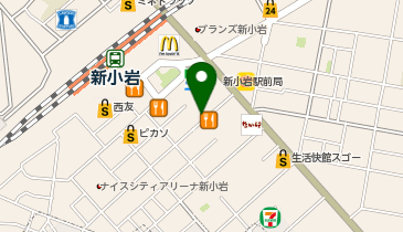 ファミリーマート 新小岩ルミエール店の地図画像