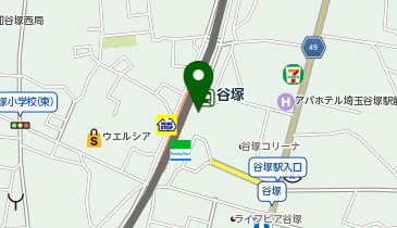 ファミリーマート 谷塚駅東口店の地図画像