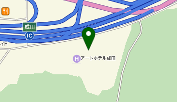 ファミリーマート アートホテル成田店の地図画像