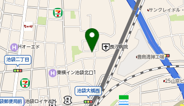 ファミリーマート 池袋長汐病院前店の地図画像