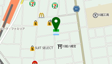 ファミリーマート 川越八幡通り店の地図画像