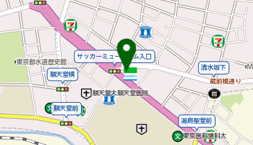 ファミリーマート 湯島一丁目店の地図画像