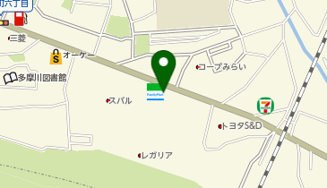ファミリーマート 立川新奥多摩街道店の地図画像