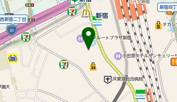 ファミリーマート 新宿マインズタワー店の地図画像