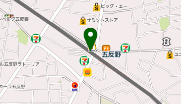 ファミリーマート 五反野駅店の地図画像