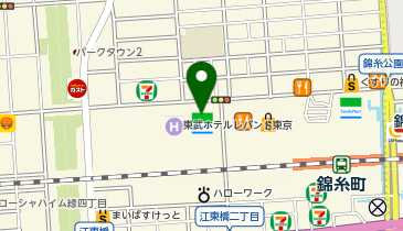 ファミリーマート アルカセントラルビル店の地図画像
