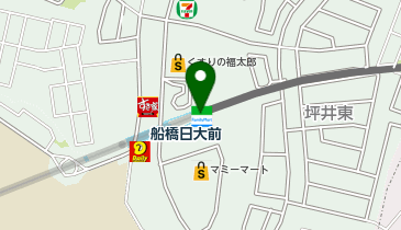 ファミリーマート 船橋日大前駅店の地図画像