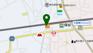 ファミリーマート エミオ保谷店の地図画像