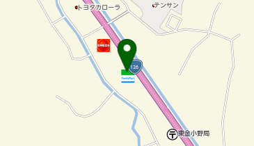 ファミリーマート 東金インター店の地図画像