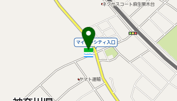 ファミリーマート マイコンシティ入口店の地図画像