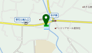 ファミリーマート あきる野草花店の地図画像