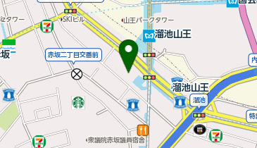 ファミリーマート 赤坂グリーンクロス店の地図画像