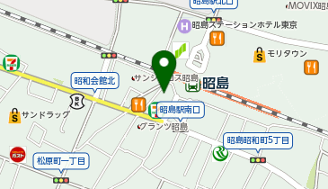 ファミリーマート 昭島駅前店の地図画像