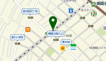 ファミリーマート 朝霞東弁財一丁目店の地図画像