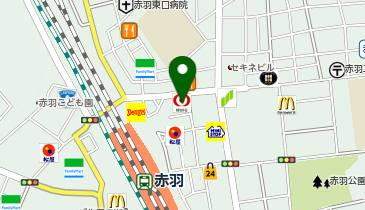 ファミリーマート 赤羽駅前店の地図画像