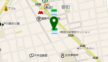 ファミリーマート 南山堂千川駅前店の地図画像