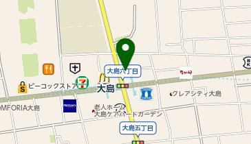 ファミリーマート 大島駅北店の地図画像