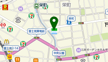 ファミリーマート 千葉栄町中央店の地図画像