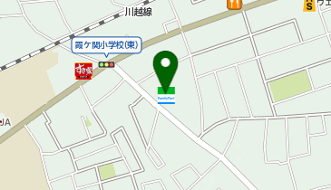 ファミリーマート 川越笠幡店の地図画像