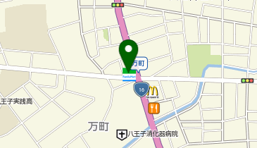ファミリーマート 八王子万町店の地図画像