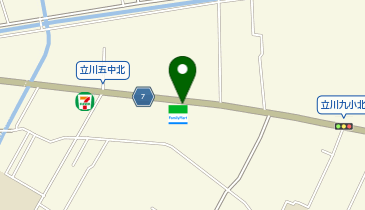 ファミリーマート 立川上砂町店の地図画像
