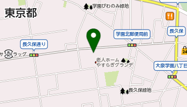 ファミリーマート 大泉長久保通り店の地図画像