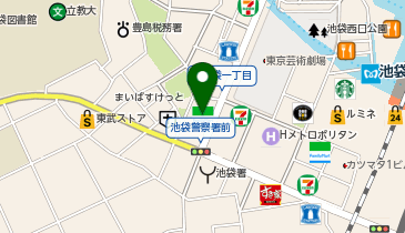 ファミリーマート 西池袋三丁目店の地図画像