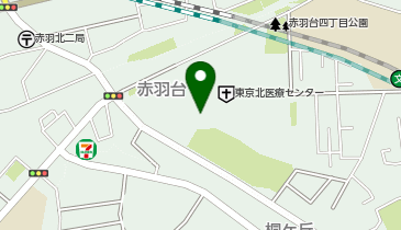 ファミリーマート 東京北医療センター店の地図画像