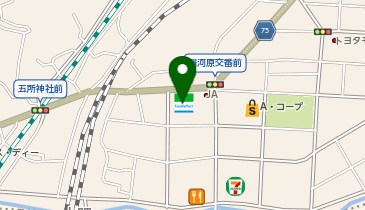ファミリーマート 湯河原土肥五丁目店の地図画像