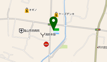 ファミリーマート 甲州塩山店の地図画像