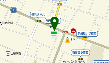 ファミリーマート 甲府朝日店の地図画像